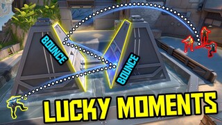 LUCKIEST MOMENTS IN VALORANT #2