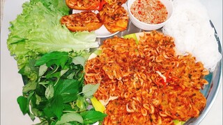 CÁCH LÀM BÁNH TÉP CHIÊN BỘTGIÒN RỤM#Yummy Fried Small Shrimp So Crunchy#HƯƠNG VỊ MIỀN ĐÔNG #71