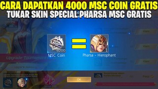 CARA DAPATKAN 4000 MSC COIN & TUKAR DENGAN SKIN MSC PHARSA HIEROPHANT | MOBILE LEGENDS