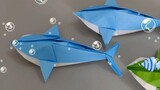 บทช่วยสอน Origami เวอร์ชันช้าของการสอนวาฬสีน้ำเงินทะเลลึกอยู่ที่นี่แล้ว วิดีโอ 0.3 เท่าได้รับการปรับ
