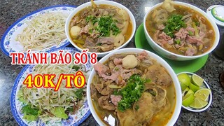 Hành trình lũ lụt Miền Trung | Tập 7 - Tránh mưa bão số 9 ở Quảng Bình bất ngờ với tô Bún Bò chỉ 40K
