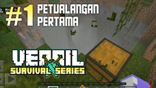 #1 Survival Minecraft PE Gameplay | Petualangan Pertama