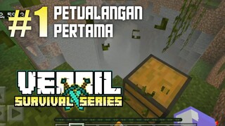 #1 Survival Minecraft PE Gameplay | Petualangan Pertama