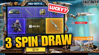 JUSTICE DRAW CODM | JUSTICE LUCKY DRAW | TRY 3 SPIN JUSTICE DRAW COD MOBILE | ARGUS TRUE BALANCE