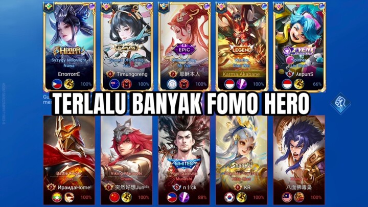 TERLALU BANYAK FOMO HERO
