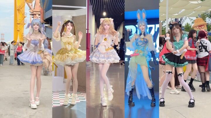 Five cosplay girlfriends at once, which one would you choose?