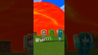 HELP - Choose a bunker! - minecfaft animation ［maizen mikey and JJ］#shorts