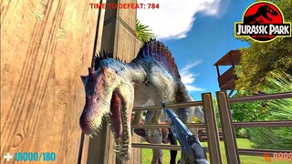 Carnivore Dinosaurs Escapes from Jurassic Park - Animal Revolt Battle Simulator