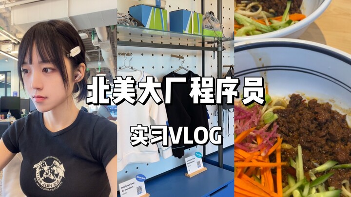 Post-00s Tsinghua CS Girl | North American Big Tech Internship Vlog | Countdown to Resignation | Int