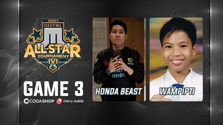 Wampipti vs Honda Beast Just ML 1v1 Allstar Tournament Game 3 (BO3) | Mobile Legends