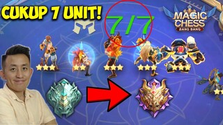 KOMBO META PALING MUDAH PUSH RANK MYTHICAL GLORY CUKUP 7 UNIT MAGIC CHESS TANPA MIKIR!