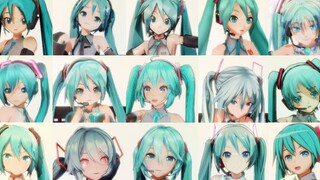 A review of common Hatsune Miku MMD models