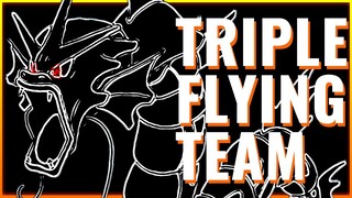 TRIPLE FLYING TEAM IN GO BATTLE LEAGUE ULTRA LEAGUE! | Pokemon GO