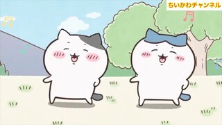 【ちいかわ】ハチワレちゃんが新しいお友達とダンス