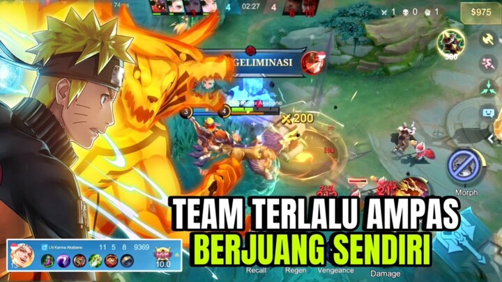 TEAM TERLALU AMPAS BERJUANG SENDIRI