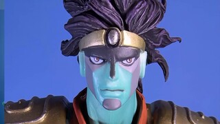 JOJO Super Statue Movable Star Platinum Limited Transparent Gold Edition, four Star Platinum, three 