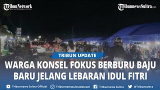 Suasana Konawe Selatan Jelang Idulfitri Rabu 10 April 2024, Warga Masih Berburu Beli Baju Lebaran