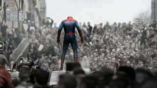 The first person who came up with the idea of using real shots of Spider-Man is a genius!