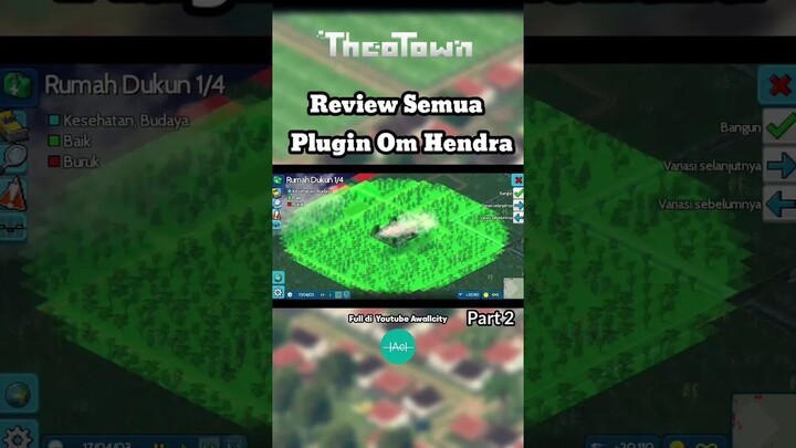 part 2 bahas plugin om hendra #theotown