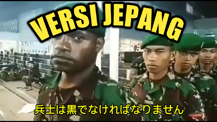Tentara itu harus hitam japanese ver.