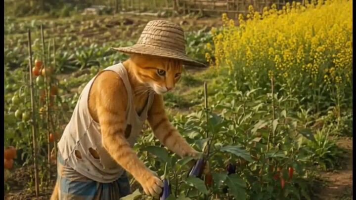 A Little Cat’s Sweet Village Adventure 🐱🌾 | AI Animated Story
