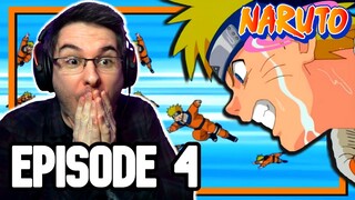 SURVIVAL TEST!! | Naruto Episode 4 REACTION | Anime Reaction
