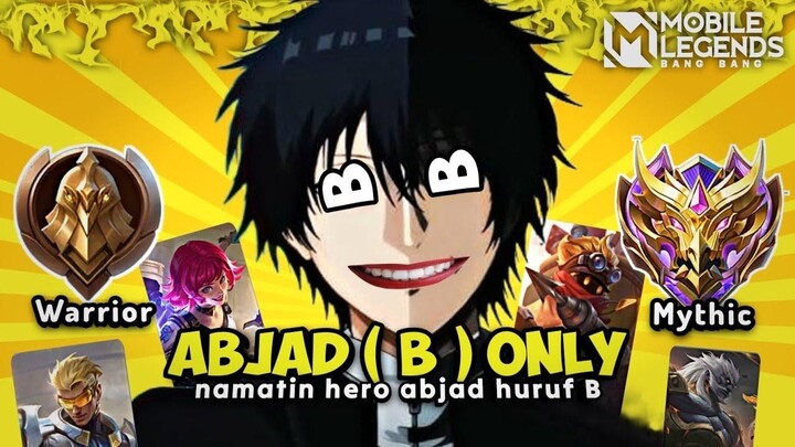 Namatin Mobile Legends Tapi Hero Huruf A Only