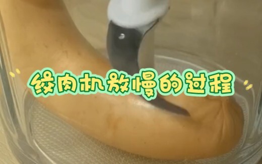 A Meat Grinder Slowed Down a Hundred Times