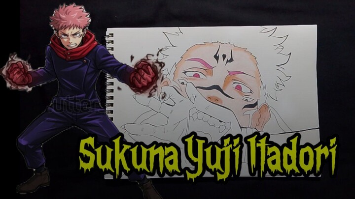 Drawing sukuna part1