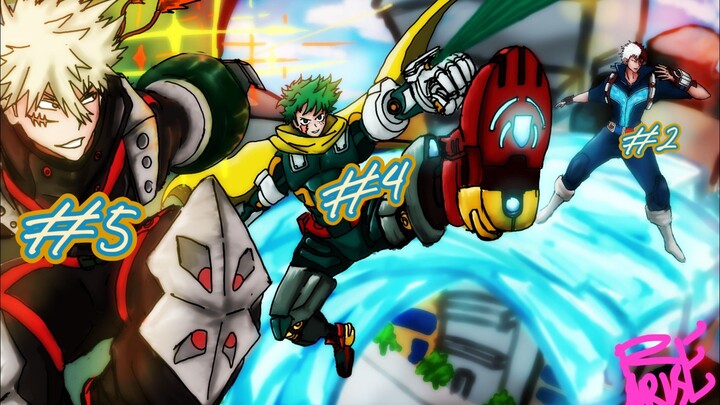 Future Hero My Hero Academia Go Beyond timelapse drawing final part