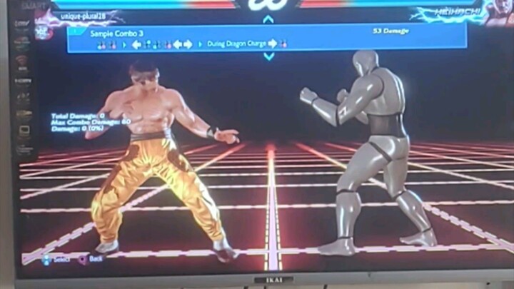 Tekken 7, PS4, LAW sample combo 3