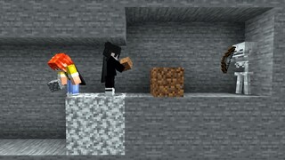 If the height exceeds 1 block, you will fall to your death!