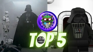 TOP 5 LEGO Star Wars The Complete Saga Levels most like the movies!