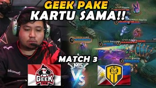 FREDRIN PAKE BRAVE SMITE?! UDAH KAYAK TOWER BERJALAN GINI WOI!! - GEEK VS BREN MATCH 3