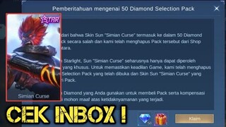 CEK INBOX SEKARANG ! SKIN STARLIGHT SUN RESMI DI AMBIL MOONTON !!