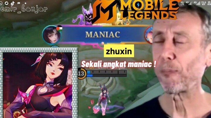 Mobile Legend gameplay zhuxin Maniac s41💞