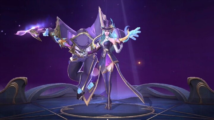 VEXANA Circus Magician Starlight Skin Mobile Legends. MVP on ADVANCED Server.