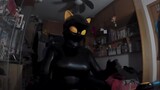 New mask video 335 (Two layers of masks! Put on a beauty mask and put on a KIGURUMI head shell! No n