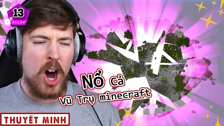 Nổ Tung Cả Trái Đất Minecraft Bằng Các Loại Bom Vượt Ngoài Tưởng Tượng