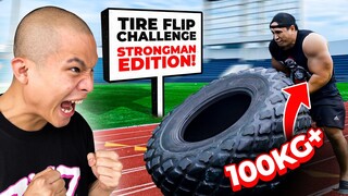 BALIKIN BAN TRUCK STRONGMAN 150KG = 1 JUTA!  (LIGA STRONGMAN EPS. 2)