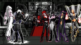 KOF MUGEN: W.F Rugal.B VS Iori Yagami Team!!!