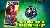 BEST ITEM TO COUNTER POPOL AND KUPA - MLBB