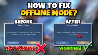 HOW TO OFFLINE MODE IN MOBILE LEGENDS LEGIT & WORKING 100%