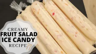 Fruit Salad Ice Candy - Summer Recipe