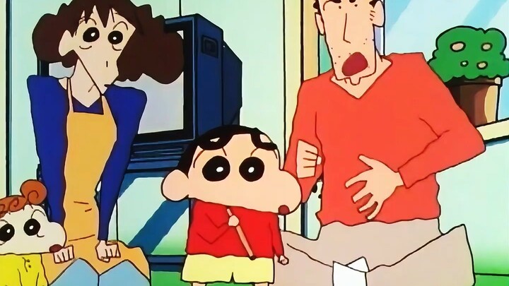 Crayon Shin-chan: Suddenly a Different Art Style—Hiroshi Quickly Turns into a Muscular Man!