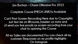 Jon Buchan Course Charm Offensive Pro 2022 Download