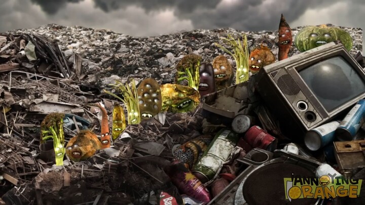 Annoying Orange S1:E4 Veggies Zombies