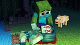Monster School : Boy Zombie misread Girlfriend (Sad Story but happy ending) - Minecraft Animation