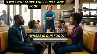 Racist Waitress Refuses To Serve Black Family, The Owner Of The Restaurant Takes Action.