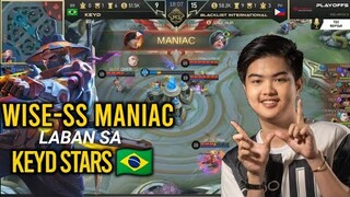 YSS NI WISE NAKA MANIAC LABAN SA TEAM BRAZIL